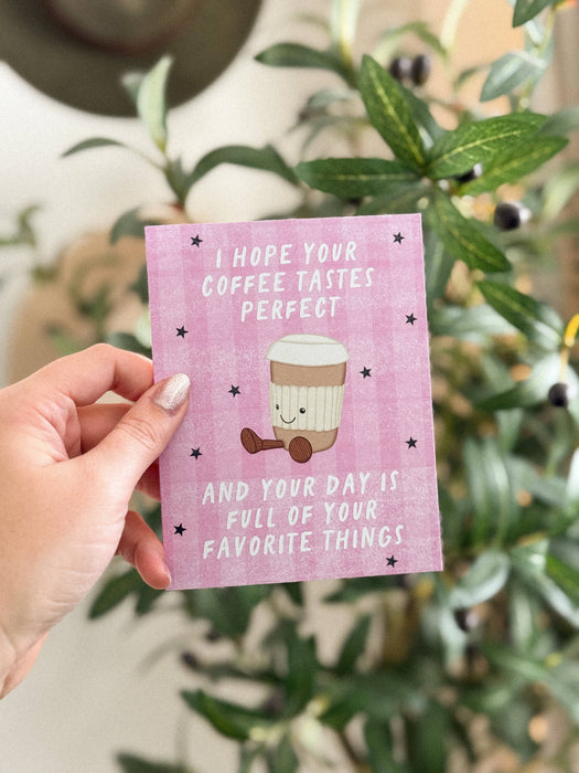 Perfect Jelly Latte Card
