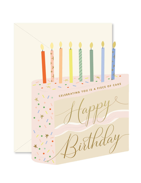 Piece of Cake die-cut Card