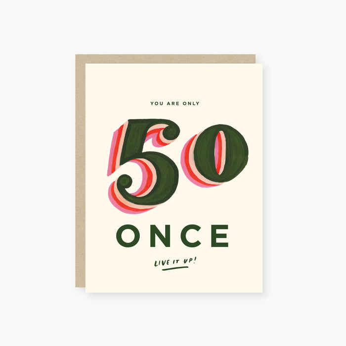 Only 50 Once Card