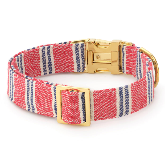 Nantucket Stripe Dog Collar