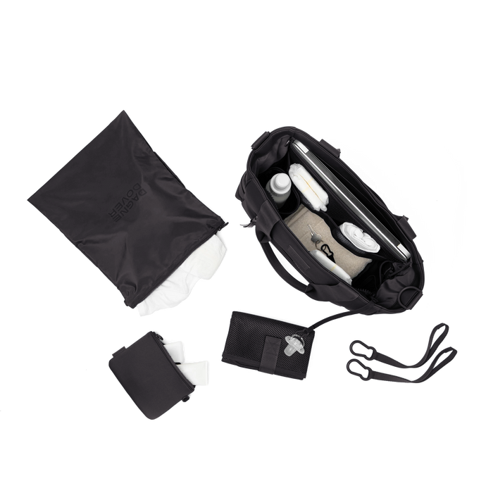 Wade Diaper Tote in Onyx