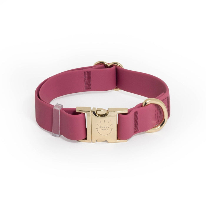 Mulberry Burgundy Dog Collar