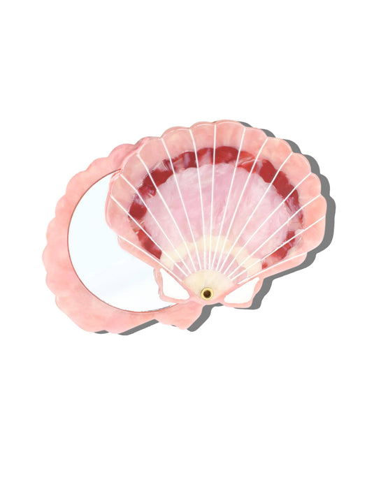 Sunset Seashell Compact Mirror