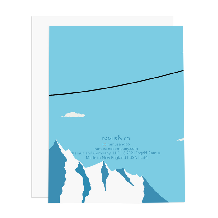 Ski Love Greeting Card