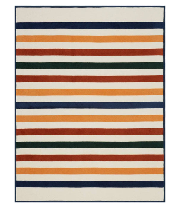 Vintage Casco Bay Stripe Blanket: Original