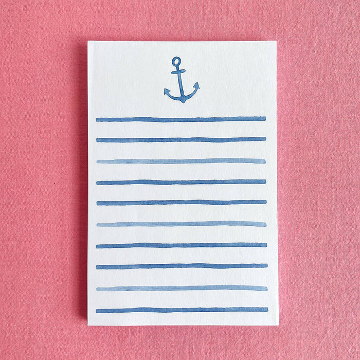 Watercolor Anchor Notepad