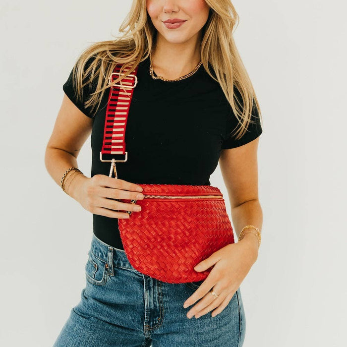 Westlyn Woven Bum Bag | Black