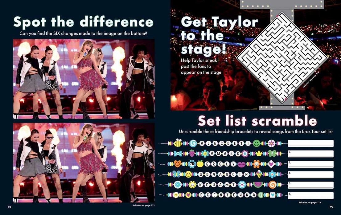 Taylor Swift Coloring & Activity Book