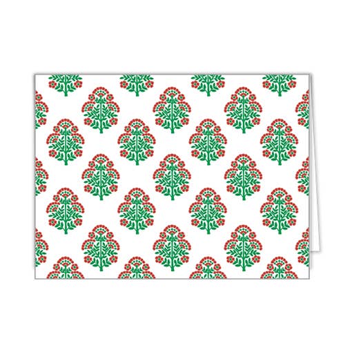 Folded Notecard Set of 10 | Christmas Print