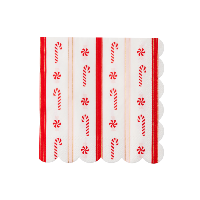 Christmas Peppermint Candy Napkins