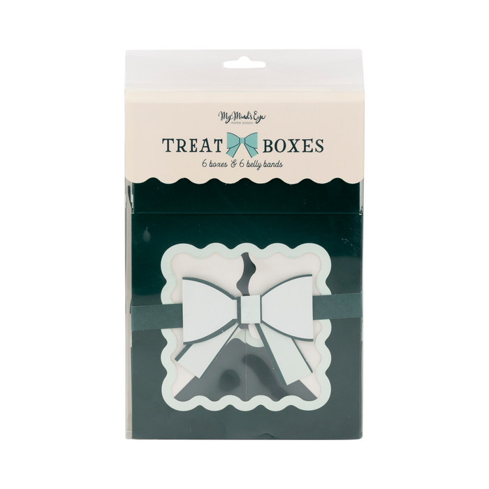 Green Bow Ric Rac Cookie Box