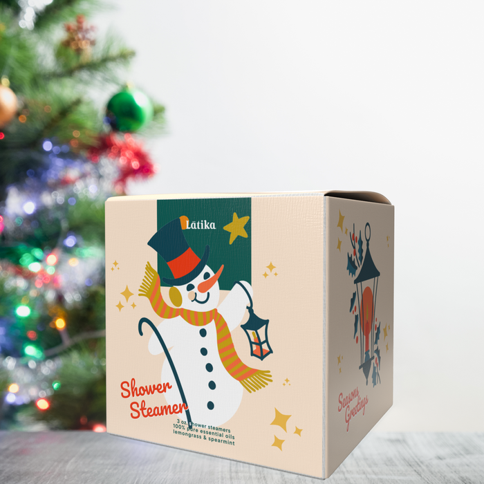 Christmas Shower Steamer Cube | Snow