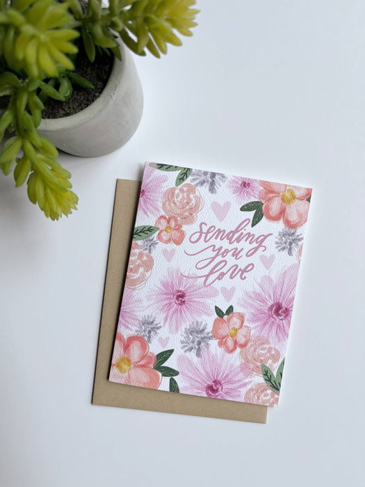 Sending You Love Card
