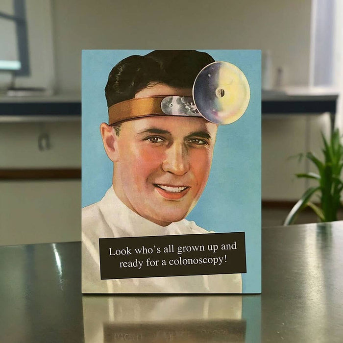Look Who’s Grown Up! Colonoscopy Card