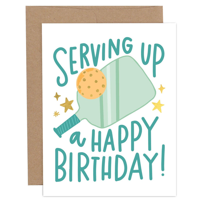 Serving Up A Happy Birthday Card