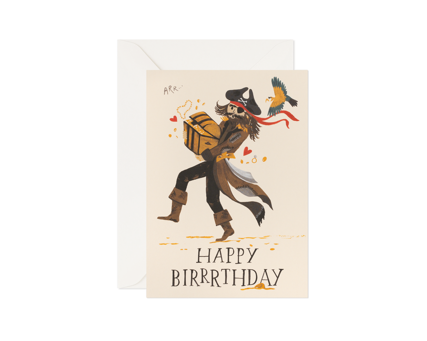 Pirate Birthday Card