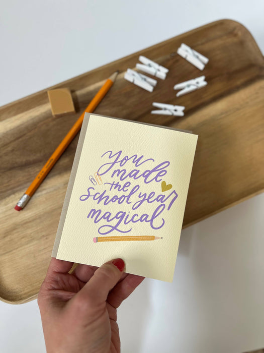 Magical School Year Card