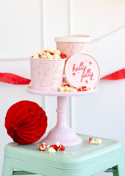 Whimsy Santa Candy Cane Treat Cup