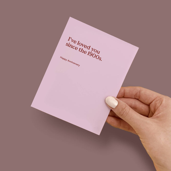 Since The 1900s Card