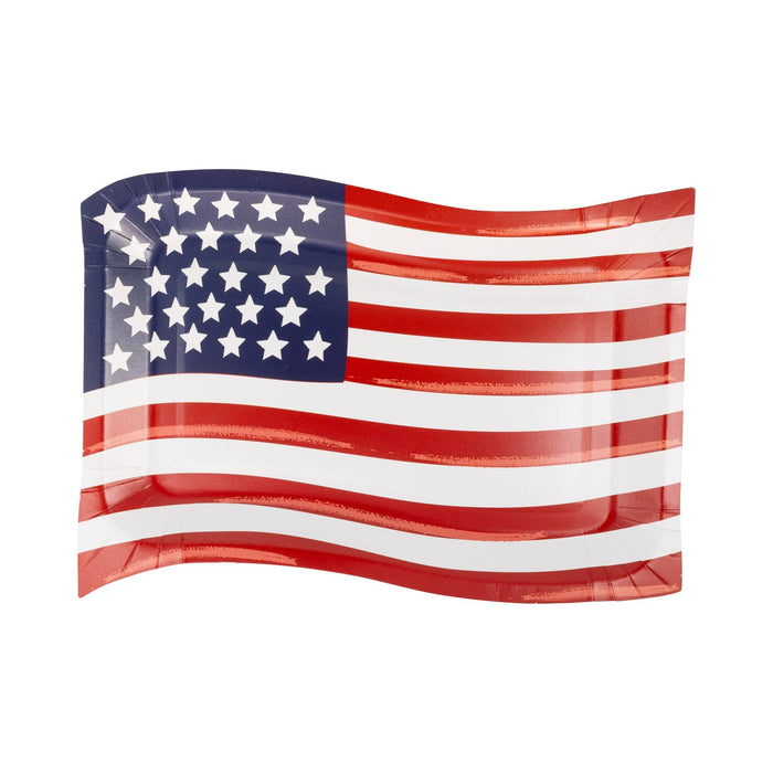 Wavy Flag Plate