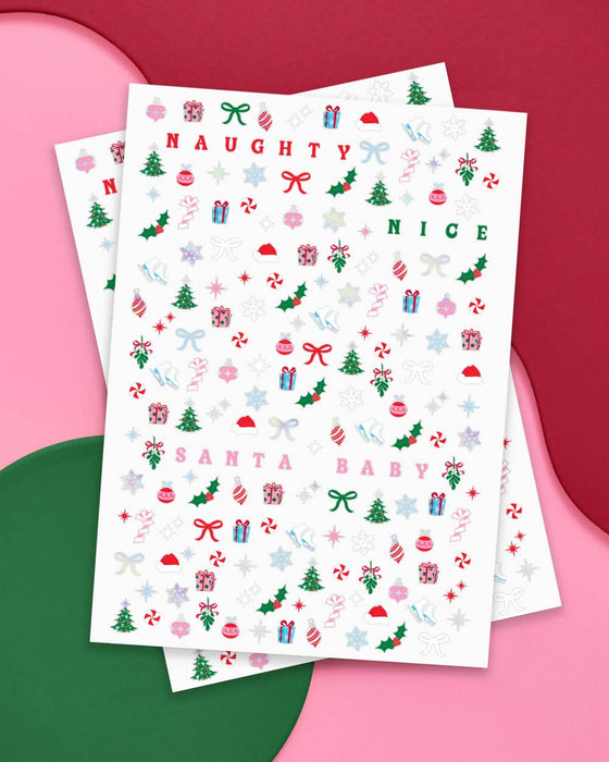 Santa Baby Nail Stickers