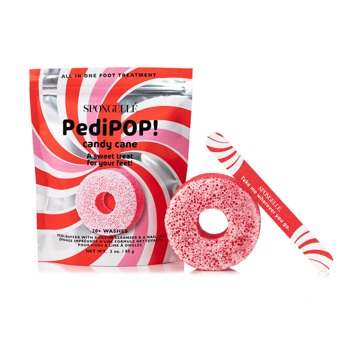 Candy Cane PediPOP & Nail File 