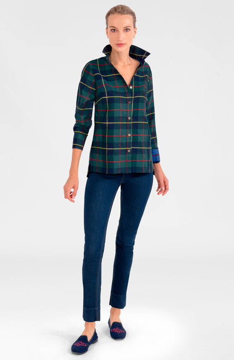Green Plaidly Cooper Comfy Cozy Shirt