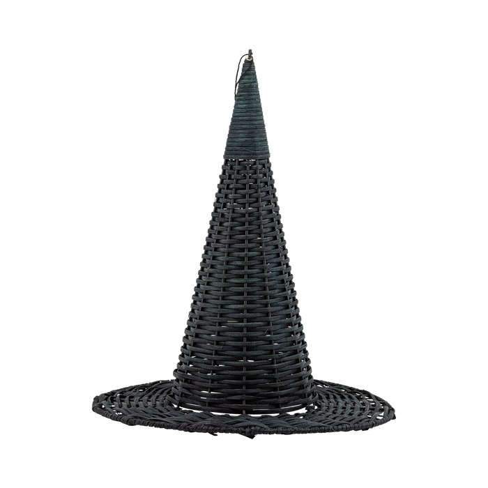 15" Rattan Witch Hat