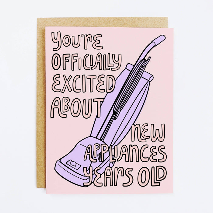 New Appliances Birthday Card