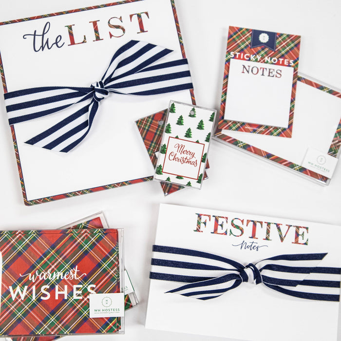 Tartan "NOTES" Sticky Notes