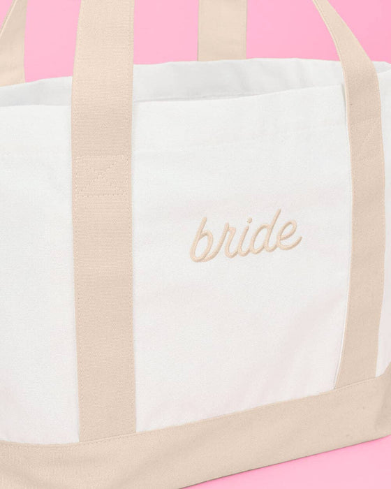 Bride Boat Tote Bag