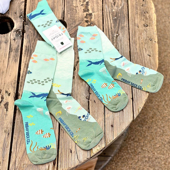 Underwater Mismatched Men's Sock