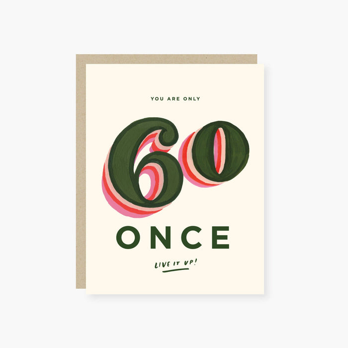 Only 60 Once Card