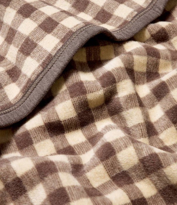 Gingham Mocha Midi Blanket