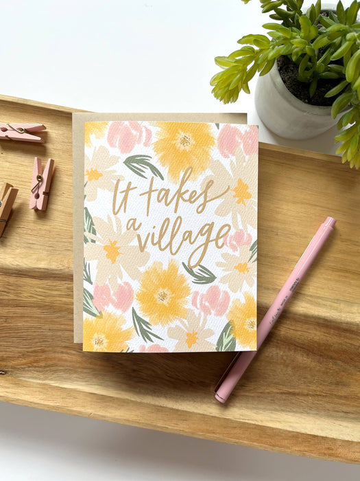 It Takes a Village Card