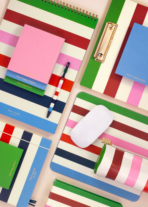 Adventure Stripe Clipboard Folio