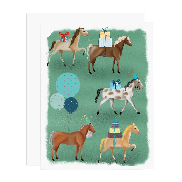 Horse Party Card