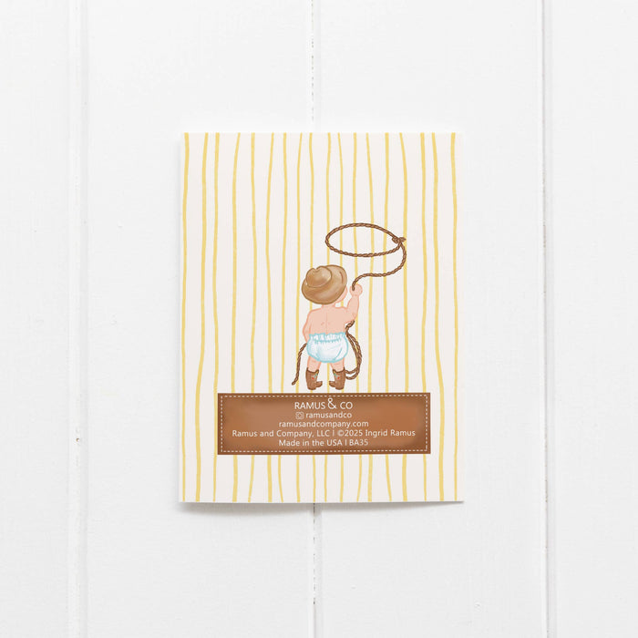 Happy First Rodeo Card