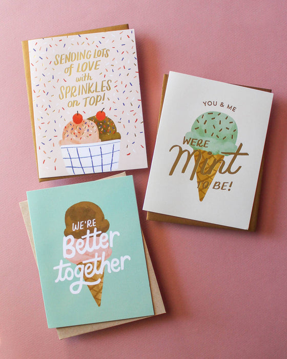 Better Together Ice Cream Card