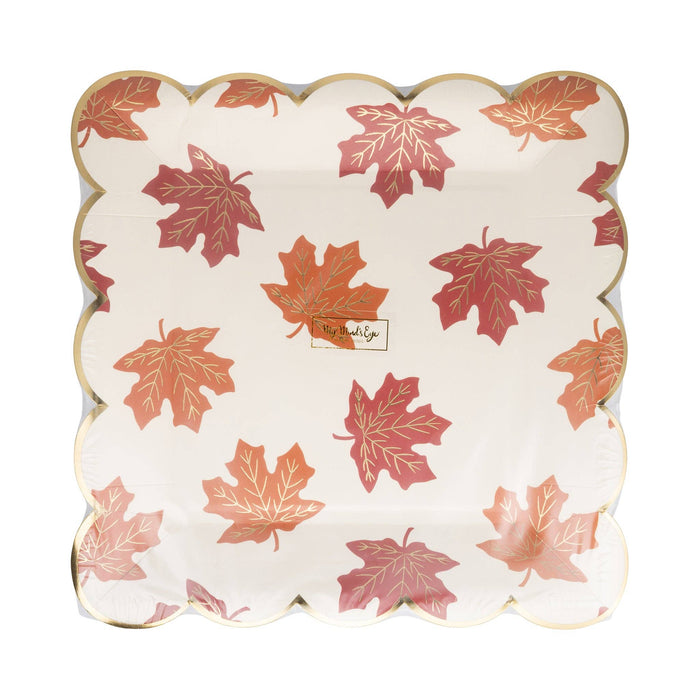 Falling Leaves Square Plate