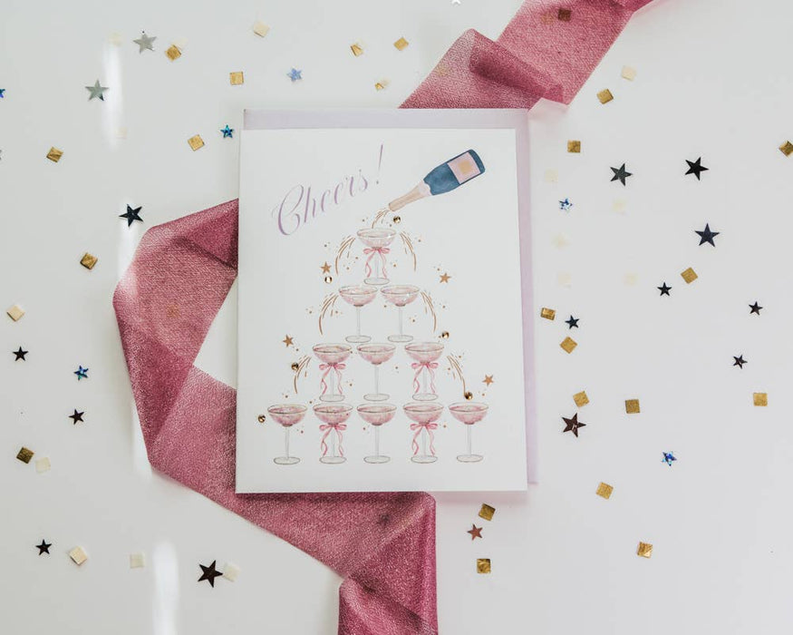 Champagne Cheers Card