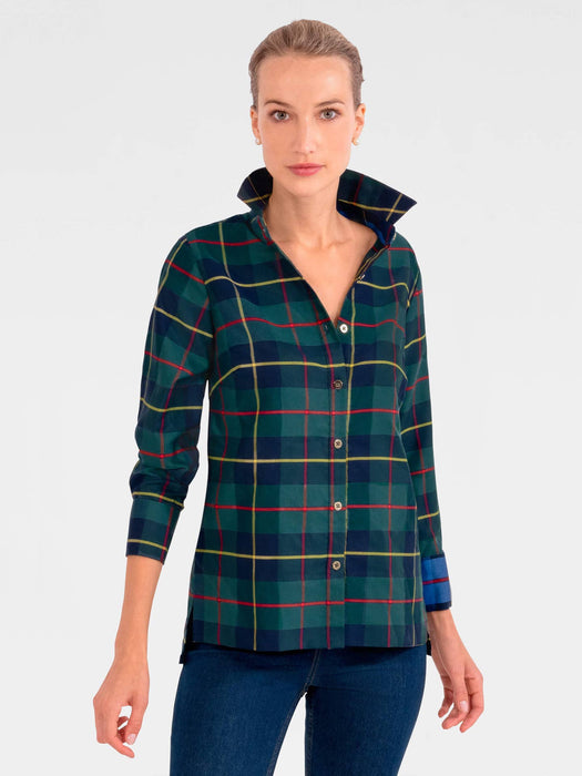 Green Plaidly Cooper Comfy Cozy Shirt