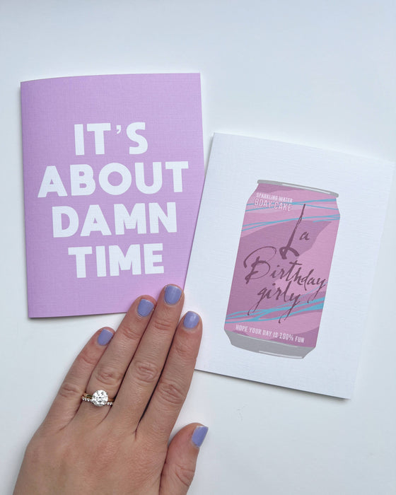 About Damn Time Card