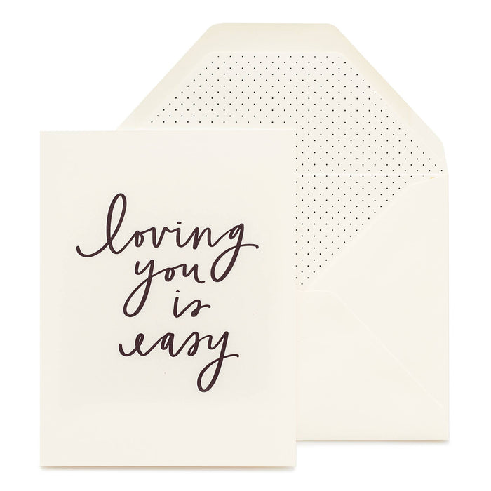Loving You Is Easy Card