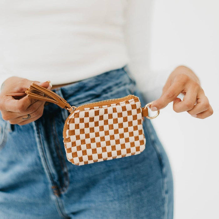Paris Card Wallet | Woven Black