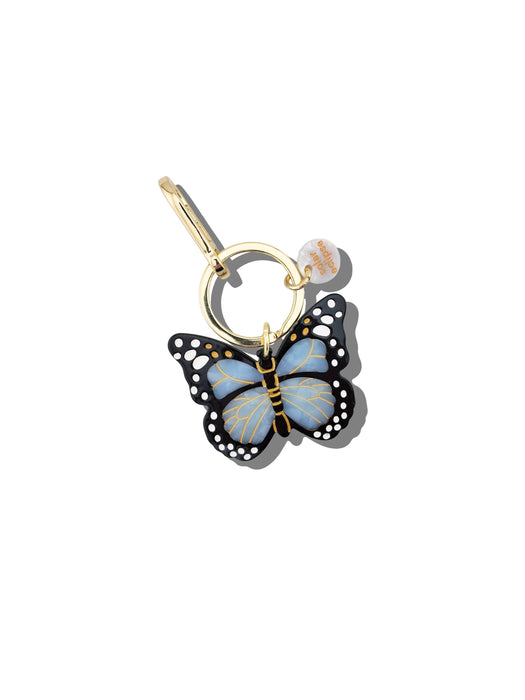 Monarch Butterfly Bag Charm + Keychain