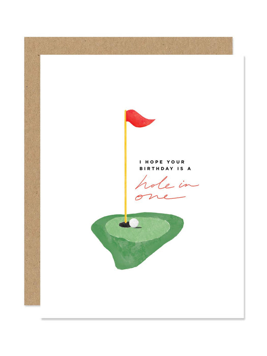 Golf Hole in One Card