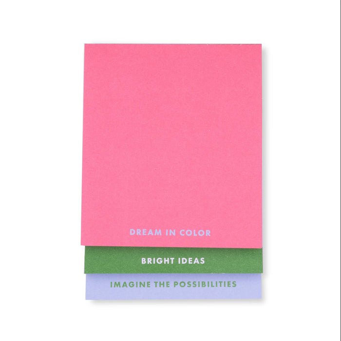Dream in Color Stacked Notepad