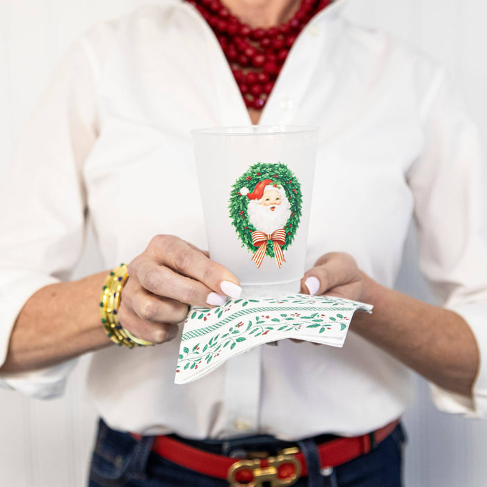 Santa Claus Wreath Cups | Set of 8