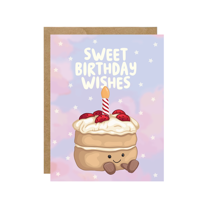 Sweet Wishes Jelly Cake Card